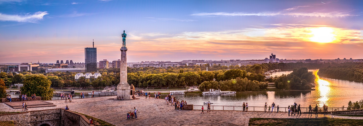 Panorama Beograda Spomenik Pobednik