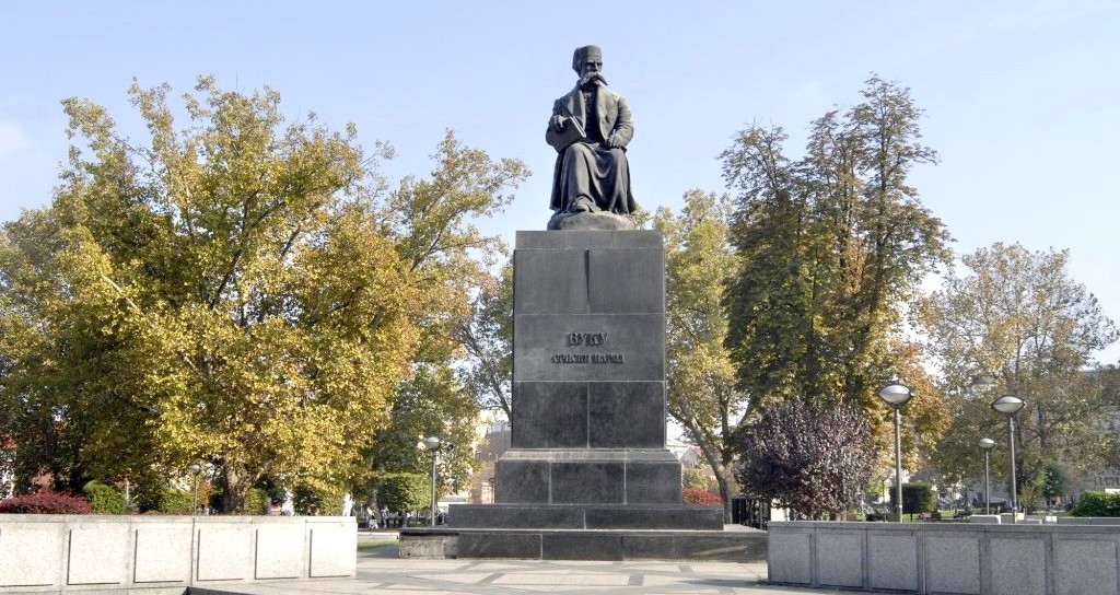 Spomenik Vuk Stafanović Karađić - Zvezdara